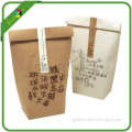 Custom Kraft Paper Tea Packaging Bag for Shopping Use